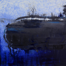 submarine | oil on hardboard, 13o x 1oo cm