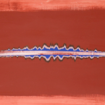 mirage red | acrylic on wood, 2oo x 6o cm