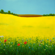 rapefield o2 | oil on canvas, 8o x 8o cm