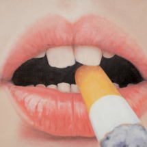 cigarette | oil on canvas, 1oo x 95 cm