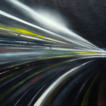 tunnel | oil on canvas, 7o x 5o cm